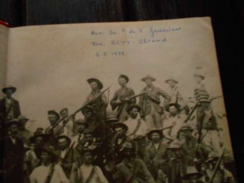 Meintjes, Johannes Die Anglo-Boere Oorlog in Beeld 1899-1902 (1976) Published: Struik, Cape Town and