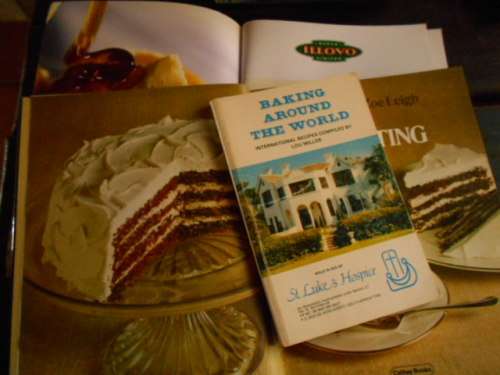 THREE BOOKS - CAKES AND CAKE DECORATING, BAKING AROUND THE WORLD, and ILLOVO RECIPES