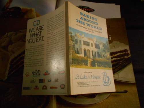 THREE BOOKS - CAKES AND CAKE DECORATING, BAKING AROUND THE WORLD, and ILLOVO RECIPES