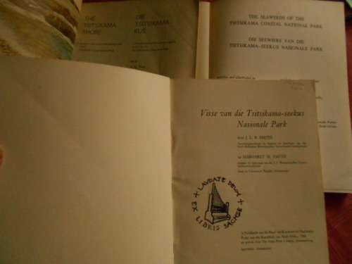 THREE TSITSIKAMA NATIONAL PARK SOFTBACK BOOKS -  SEAWEEDS, FISHES & TSITSIKAMA SHORE