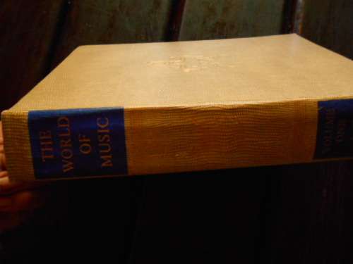 KB SANDVED THE WORLD OF MUSIC VOL. 1 - (A-K) TREASURY FOR LISTENER & VIEWER - WAVERLEY BOOK CO. 1957