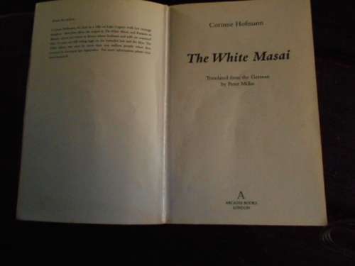 CORINNE HOFMANN - THE WHITE MASAI - (PETER MILLAR) GARCADIA BOOKS 2005 ED BESTSELLER  PAPERBACK