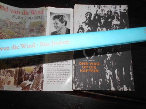 ELSA JOUBERT - TWEE BOEKE - SUID VAN DIE WIND 1968 EN ONS WAG OP DIE KAPTEIN 1963