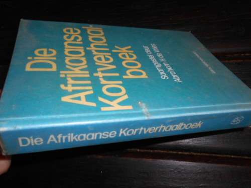 ABRAHAM H DE VRIES - DIE AFR KORTVERHAALBOEK - DERDE ED 1985