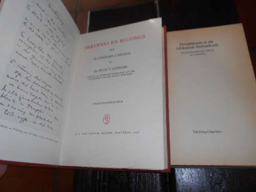 2 BOEKE - BEUKES EN LATEGAN - SKRYWERS EN RIGTINGS en AP GROVE HOOGTEPUNTE