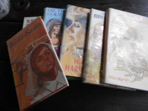 WILLE MARTIN - 6 Tref boekklub boeke - Sluier,Goewernante Bruidskat, Almaviva, Harlekyntji, Serilla