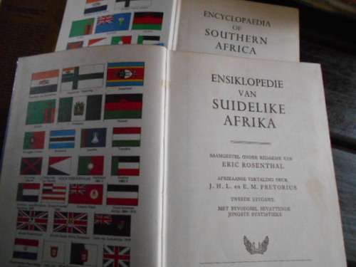 ERIC ROSENTHAL -  2 ENCYCLOPAEDIAS 1 AFRIKAANS and 1  1965 ENGLISH F WARNE