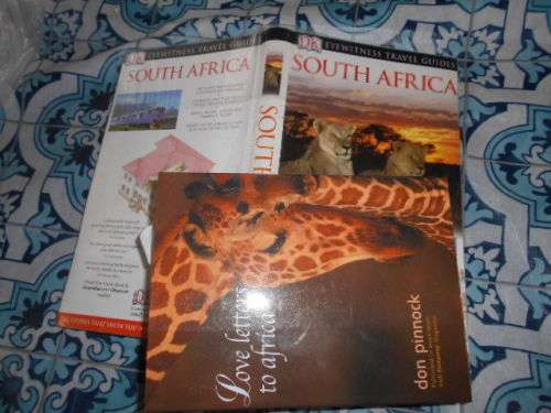 2 ILLUS BOOKS: DK EYEWITNESS TRAVEL GUIDES SA and LOVE LETTERS TO AFRICA