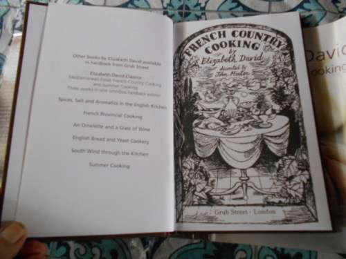 ELIZABETH DAVID - FRENCH COUNTRY COOKING - Grub street cooking 201