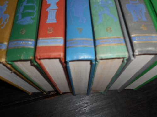 COLLIERS JUNIOR CLASSIC 7 SHORT STORIES BOOKS  out of set of  10 - YOUNG FOLKS SHELF OF BOOKS