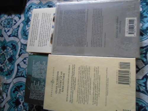 4  AFRICA SOFTBACKS - 1. THE WALL  2. Joyce Cary, 3.African farm, 4.Shadows on grass