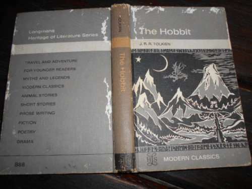 JRR TOLKIEN - THE HOBBIT - MODERN CLASSICS - HERITAGE OF LITERATURE SERIES NO 88 - 1969 ED LONGMANS.