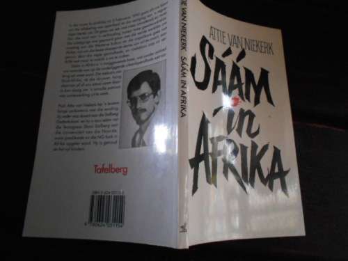ATTIE VAN NIEKERK - SAAM IN AFRIKA -  TAFELBERG 1994 SAGTEBAND ED.