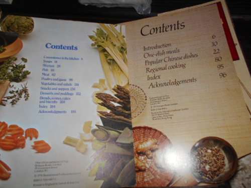 2 OCTOPUS BOOKS -  LOVE OF CHINESE COOKING  and  COMPLETE FAMILY COOKBOOK