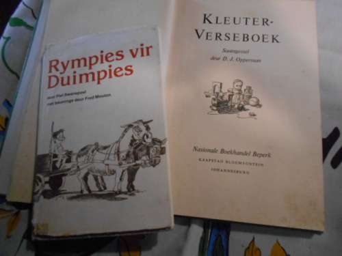 2 BOEKE - RYMPIES VIR DUIMPIES  P SWANEPOEL  EN KLEUTER-VERSEBOEK OPPERMAN