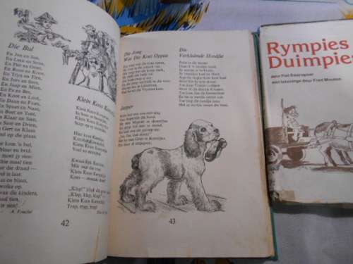 2 BOEKE - RYMPIES VIR DUIMPIES  P SWANEPOEL  EN KLEUTER-VERSEBOEK OPPERMAN
