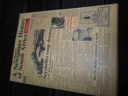 VIC ALHADEFF -  A NEWSPAPER HISTORY OF SOUTH AFRICA 1985 ENLARGED