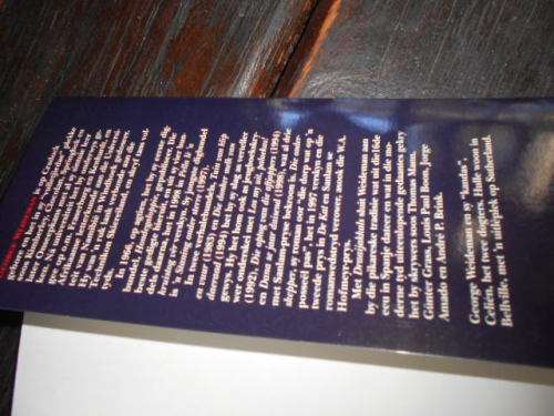 GEORGE WEIDEMAN - DRAAIJAKKALS - SKELMROMAN TAFELBERG 2000