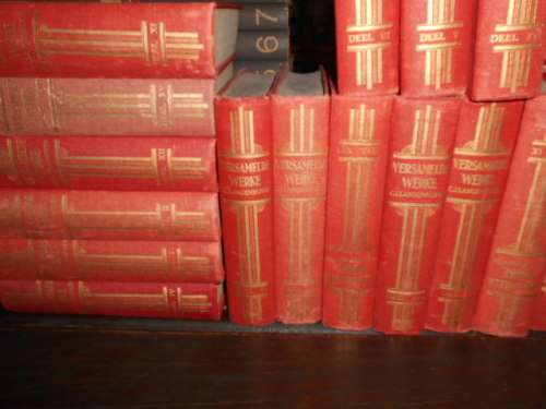 VERSAMELDE WERKE CJ LANGENHOVEN 1956 - Volle stel -  Nasionale Boekhandel