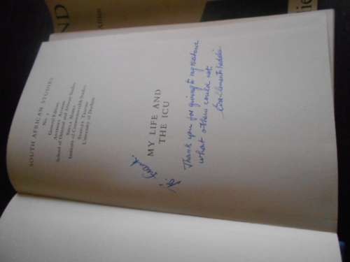 CLEMENTS KADALIE - My life and  ICU -  1970 SA Studies no. 3 - signed his wife  Eva Clements Kadalie