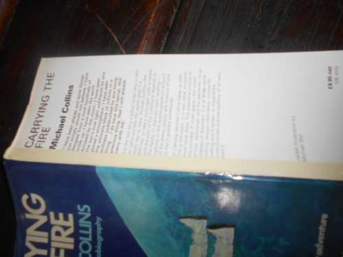 Michael Collins - Carrying the fire  - astronauts autobiography - 1975 1st ed.