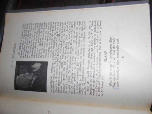 DJ OPPERMAN - SENIOR VERSEBOEK met gids  TT CLOETE  -- Bloemlesing Afrik. Poesie and DIGTER