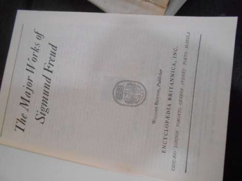 5  volumes  1952 Britannica Great Books: - 50  - 54 Marx, Tolstoy, Dostoevsky, James,Freud