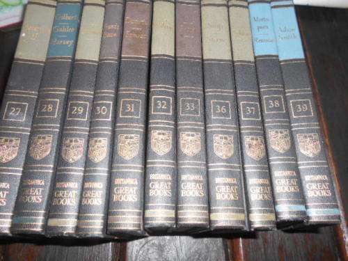 10 volumes  1952 Britannica Great Books:  of the Western World  -  Vol 27 to 39) not 29, 34 and 35)