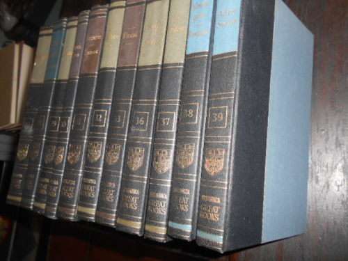 10 volumes  1952 Britannica Great Books:  of the Western World  -  Vol 27 to 39) not 29, 34 and 35)