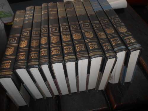 10 volumes  1952 Britannica Great Books:  of the Western World  -  Vol 27 to 39) not 29, 34 and 35)