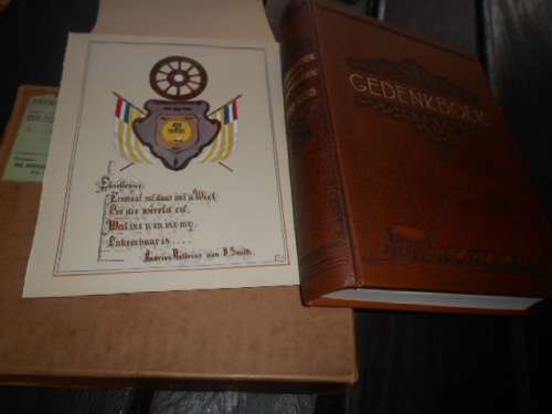 DIRK MOSTERT  - GEDENKBOEK OSSEWATREK 1938 IN BOKS & ANDRIES PRETORIUS SE BOODSKAP