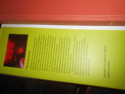 Susan Imrie Ross This is my world - life Helen martins, creator of  Owl House - Oxford 1997 1st ed.