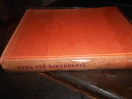 NUWE FAK-SANGBUNDEL - (MUSIEKNOTE & WOORDE) NAS BOEKHANDEL 1966