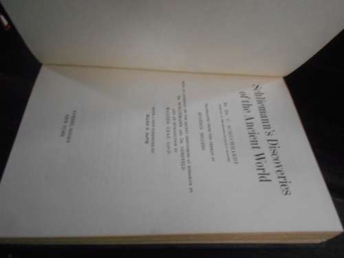 Schliemann`s discoveries of the ancient world  Avenant 1979