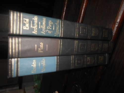 3  volumes  1952 Britannica - Great Books: Western World  6, 7,  & 11