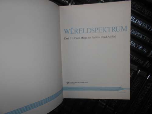 Wereld Spektrum Africana Ensiklopedie:   28 boeke