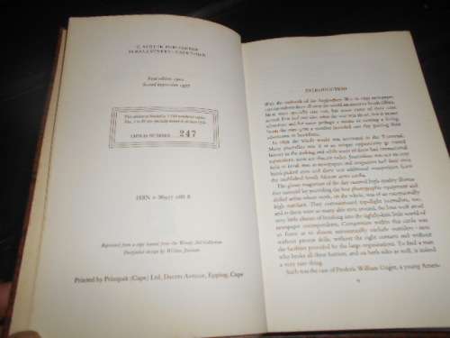 FREDERICK WILLIAM UNGER - WITH BOBS AND KRUGER VOL II  Lim ed. Number 247