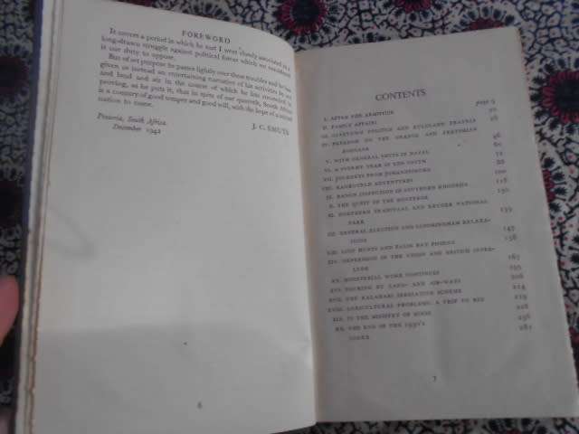 DENEYS REITZ - NO OUTSPAN -Faber & Faber London MCMXLIII  & foldout map