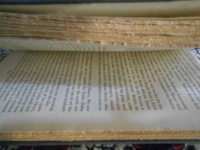 DENEYS REITZ - NO OUTSPAN -Faber & Faber London MCMXLIII  & foldout map