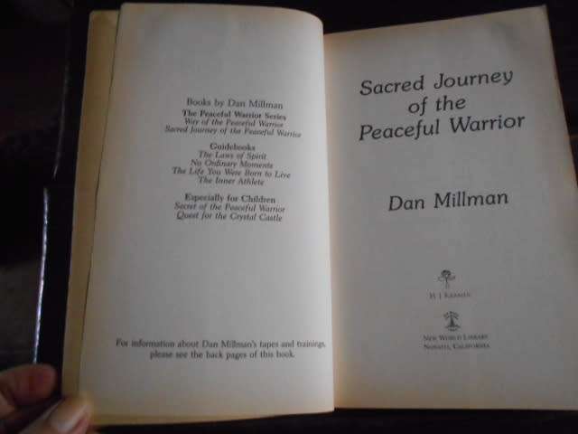 Sacred Journey of the Peaceful Warrior - Dvid Millman 1991 Kramer softback