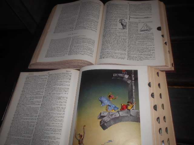 SET OF 2 VOL A-Q & R-Z FUNK & WAGNALLS  1954 NEW PRAC STANDARD DICTIONARY EM*PHA*TYPE ED.