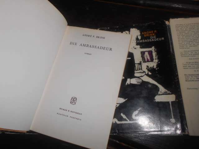 Andre Brink - DIE AMBASSADEUR  Roman  1971 Human & Rousseau harde