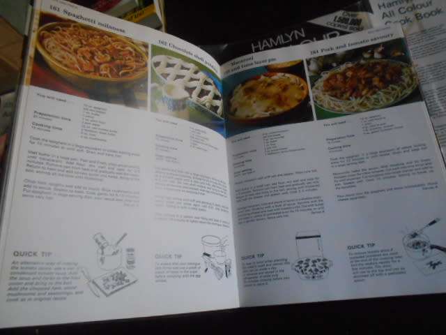 HAMLYN ALL COLOUR COOK BOOK QUICK & EASY RECIPES ILLUS 1981 300 illus recipes