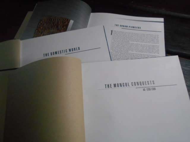 TIME LIFE, HIST Of WORLD 3 BOOKS - Rise of cities, Domestic world, Mongol conquests