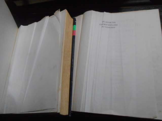 (2 VOLUME SET) Shorter Oxford English Dictionary on Historical Principles: 1980