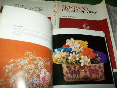 IKEBANA FLOWER ART ARRANGEMENTS FOR ALL SEASONS ILLUS  WITH COLOURED  PLATES - KASUMI TESHIGAHARA