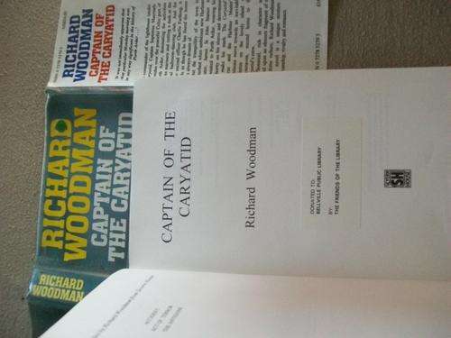 RICHARD WOODMAN - CAPTAIN OF THE CARYATID  MARITIME 1997 COLLECTIBLE 1ST EDITION NOVEL