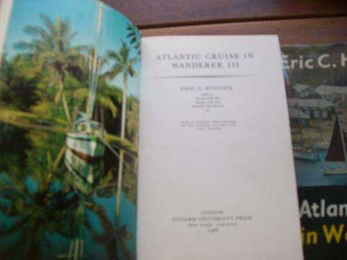 ERIC C HISCOCK - ATLANTIC CRUISE IN WANDERER III - ERIC HISCOCK - 80 coloured PHOTOGRAPHS & 7 CHARTS