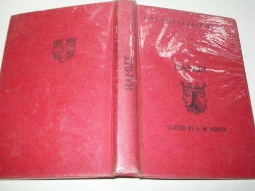SHAKESPEARE - HAMLET - ED. AW VERITY CAMBRIDGE OLD SCHOOLBOOK 1966 ED PITT PRESSL NOTES AND PHRASES
