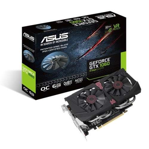 Asus geforce gtx 1060 9gbps gddr5 6gb